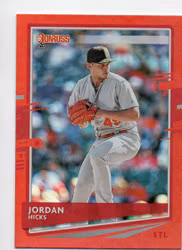 2020 Donruss Holo Red #125 Jordan Hicks (15-U4-MLBCARDINALS)