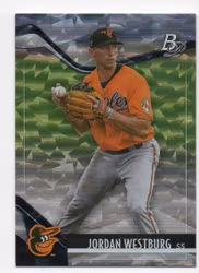 2021 Bowman Platinum Top Prospects Ice Foil #TOP30 Jordan Westburg (15-U4-MLBORIOLES)