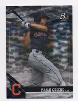 2021 Bowman Platinum Top Prospects Ice Foil #TOP49 Isaiah Greene (12-U4-MLBINDIANS)