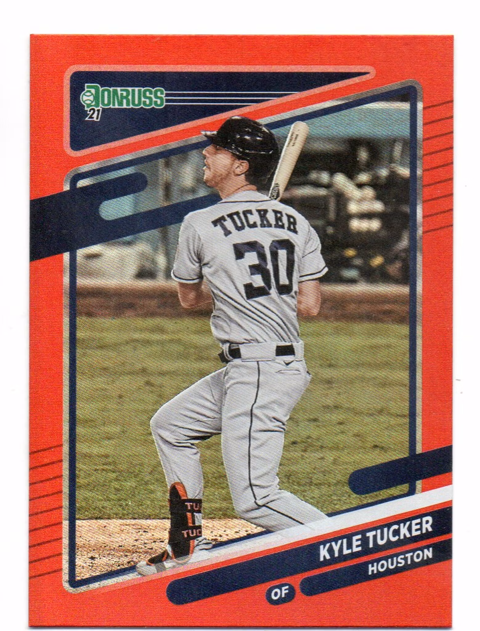 2021 Donruss Holo Red #123 Kyle Tucker (12-U4-MLBASTROS)