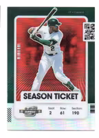 2021 Panini Contenders Optic Red #52 Starling Marte (15-U6-MLBATHLETICS)