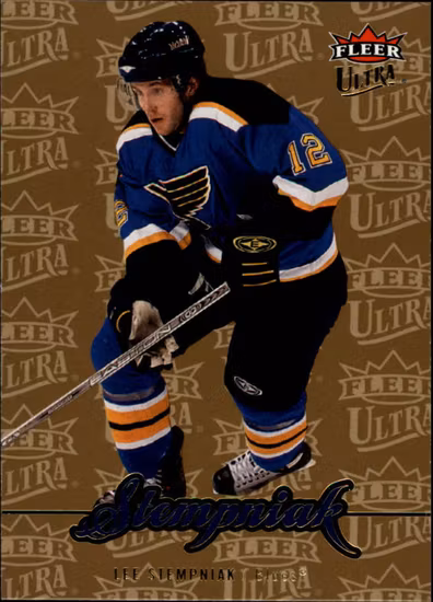 2007-08 Ultra Gold Medallion #28 Lee Stempniak (10-U10-BLUES)