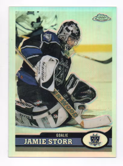 1999-00 Topps Chrome Refractors #102 Jamie Storr (30-U13-NHLKINGS)