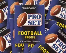 2024 Leaf Pro Set Metal Football Proofs (Löspaket)