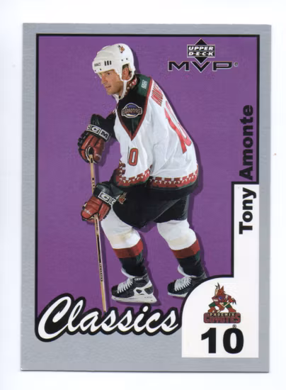 2002-03 Upper Deck MVP Classics #139 Tony Amonte (10-V4-COYOTES)