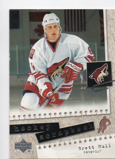 2005-06 Upper Deck Scrapbooks #HS16 Brett Hull (15-V4-COYOTES)