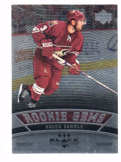 2006-07 Black Diamond #157A Keith Yandle RC (30-V4-COYOTES)