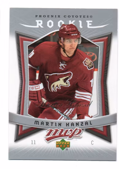 2007-08 Upper Deck MVP #368 Martin Hanzal RC (12-V5-COYOTES)