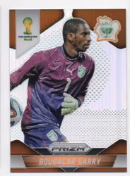 2014 Panini Prizm World Cup Prizms #57 Boubacar Barry (25-U12-IVORYCOAST)