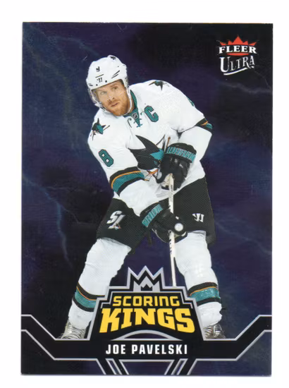 2016-17 Fleer Showcase Ultra Scoring Kings #SK7 Joe Pavelski (12-U15-SHARKS)