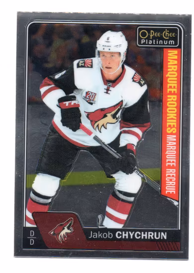 2016-17 O-Pee-Chee Platinum #191 Jakob Chychrun RC (15-V5-COYOTES)