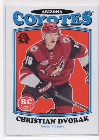 2016-17 O-Pee-Chee Retro #696 Christian Dvorak (20-V3-COYOTES)