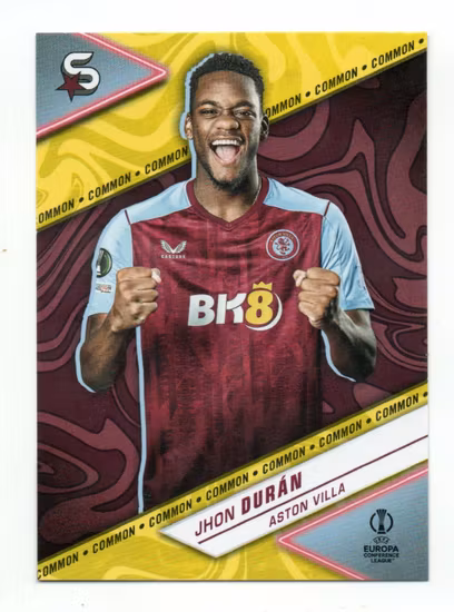 2023-24 Topps Superstars #172 Jhon Duran (5-T14-ASTONVILLA)