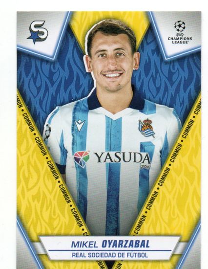 2023-24 Topps Superstars #165 Mikel Oyarzabal (10-T14-REALSOCIEDAD)