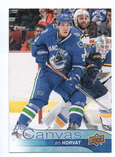 2016-17 Upper Deck Canvas #C201 Bo Horvat (12-V2-CANUCKS)