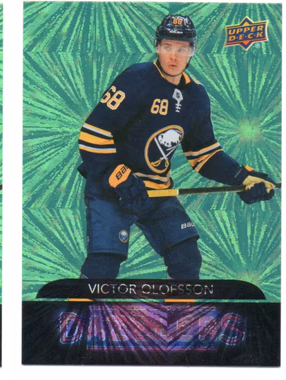 2020-21 Upper Deck Dazzlers Green #DZ56 Victor Olofsson (12-U13-SABRES)