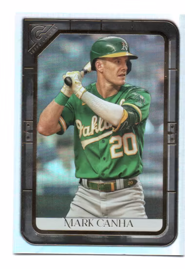 2021 Topps Gallery Rainbow Foil #166 Mark Canha (12-U4-MLBATHLETICS)