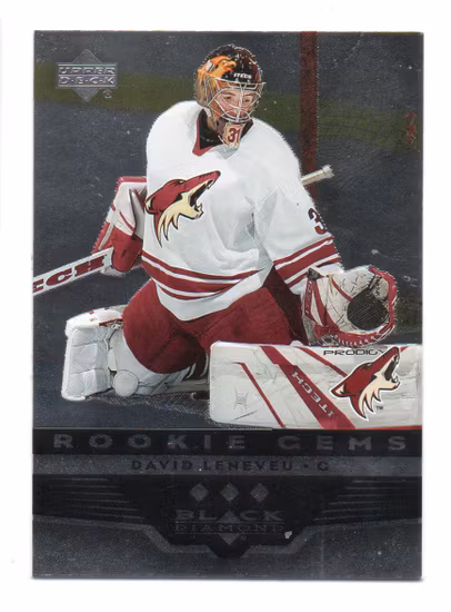 2005-06 Black Diamond #154 David Leneveu RC (25-V7-COYOTES)