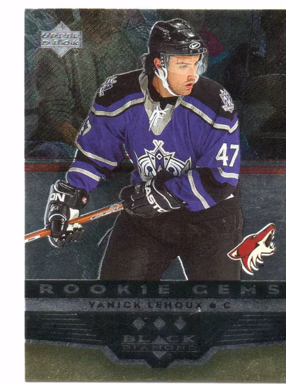 2005-06 Black Diamond #250 Yanick Lehoux RC (30-V7-COYOTES)