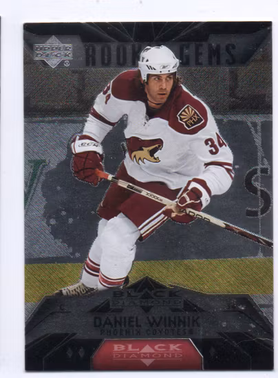 2007-08 Black Diamond #153 Daniel Winnik RC (15-V6-COYOTES)