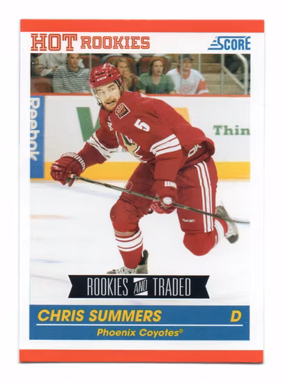 2010-11 Score #645 Chris Summers RC (10-V6-COYOTES)