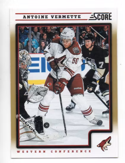 2012-13 Score Gold Rush #367 Antoine Vermette (10-V7-COYOTES)