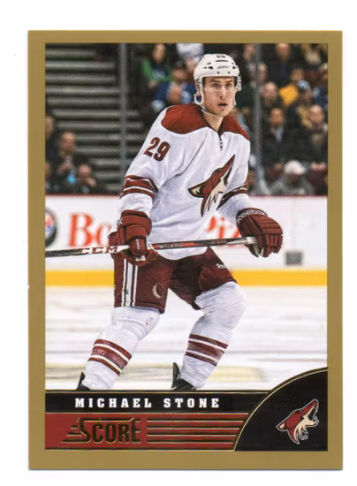 2013-14 Score Gold #390 Michael Stone (10-V6-COYOTES)