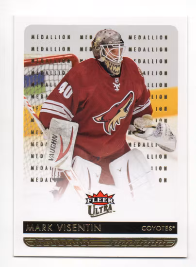 2014-15 Ultra Gold Medallion #145 Mark Visentin (10-V6-COYOTES)