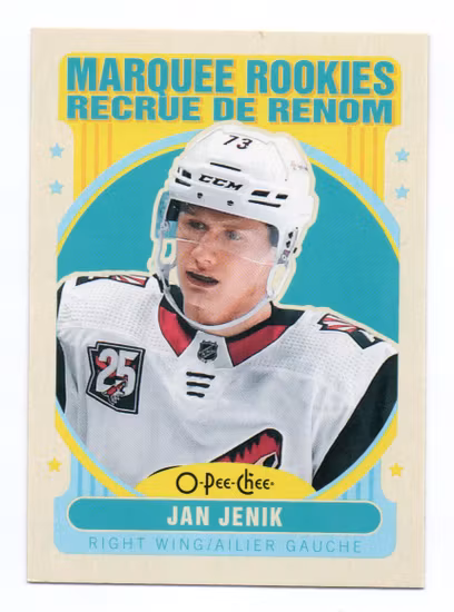2021-22 O-Pee-Chee Retro #511 Jan Jenik (30-V6-COYOTES)