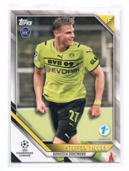 2021-22 Topps UEFA Champions League 1st Edition #92 Steffen Tigges (15-V4-DORTMUND)