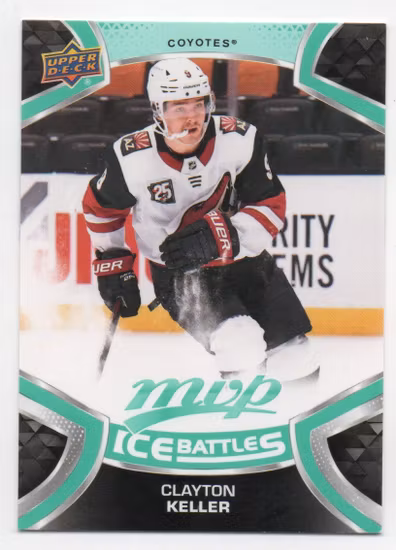 2021-22 Upper Deck MVP Ice Battles #IB9 Clayton Keller (10-V6-COYOTES)