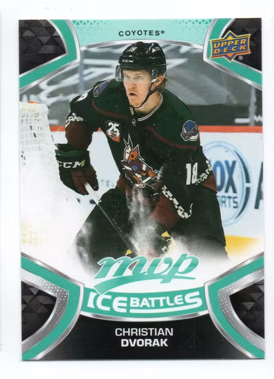 2021-22 Upper Deck MVP Ice Battles #IB141 Christian Dvorak (10-V5-COYOTES)