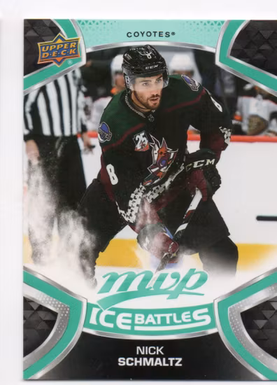 2021-22 Upper Deck MVP Ice Battles #IB147 Nick Schmaltz (10-V6-COYOTES)