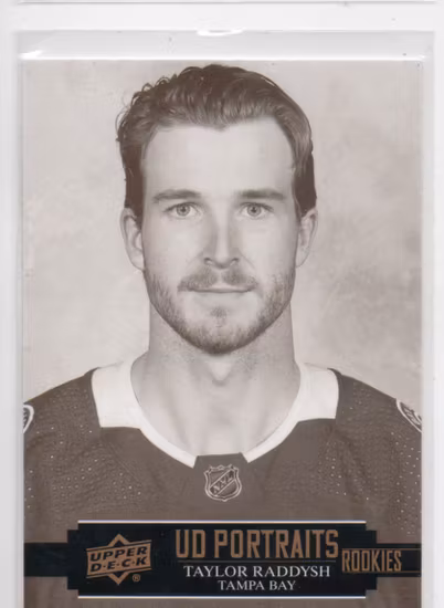 2021-22 Upper Deck Portraits #P44 Taylor Raddysh (12-U2-LIGHTNING)