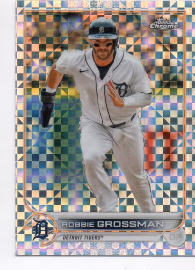 2022 Topps Chrome X-fractors #169 Robbie Grossman (15-U15-MLBTIGERS)