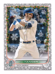 2022 Topps Holiday Metallic #HW117 Mitch Haniger (20-U15-MLBMARINERS)