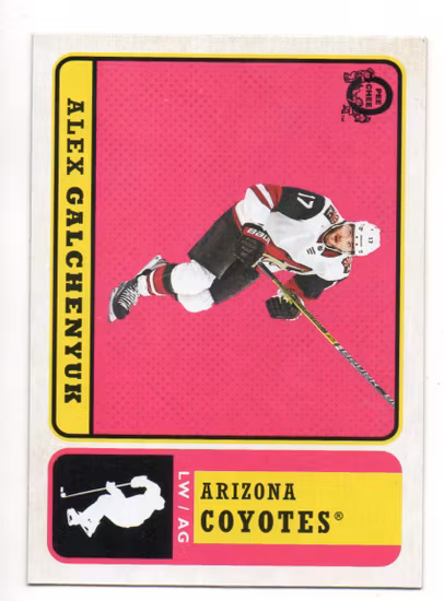 2018-19 O-Pee-Chee Retro #607 Alex Galchenyuk (10-V8-COYOTES)