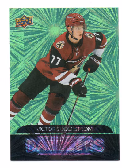 2020-21 Upper Deck Dazzlers Green #DZ53 Victor Soderstrom (12-V8-COYOTES)
