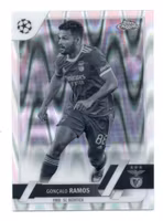 2022-23 Topps Chrome UEFA Club Competitions Black and White RayWave Refractors #181 Goncalo Ramos (20-U14-BENFICA)