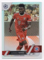 2022-23 Topps Chrome UEFA Club Competitions Refractors #162 Alphonso Davies (15-U11-BAYERNMUNCHEN)