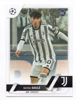 2022-23 Topps UEFA Club Competitions #147 Matias Soule (10-U2-JUVENTUS)