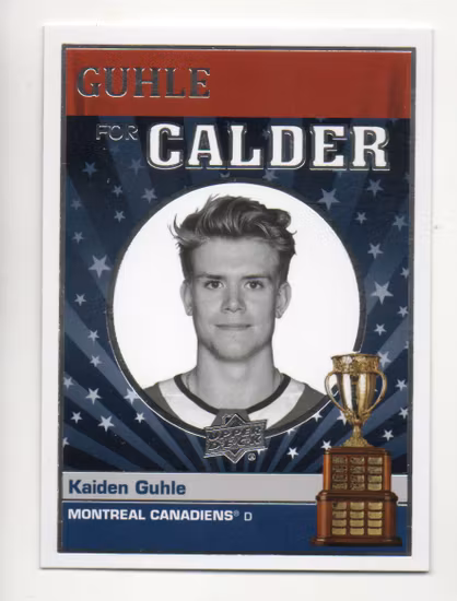 2022-23 Upper Deck Calder Candidates #CC5 Kaiden Guhle (12-U15-CANADIENS)