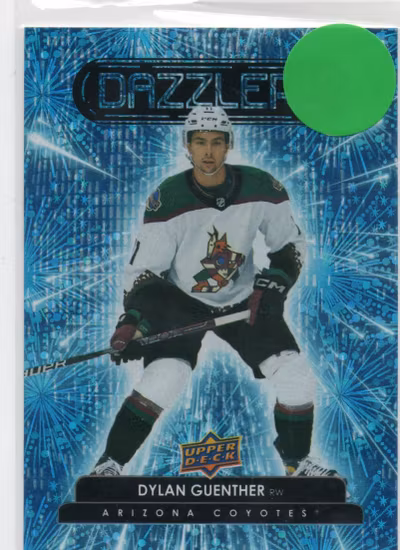 2022-23 Upper Deck Dazzlers Blue #DZ73 Dylan Guenther (15-V8-COYOTES)