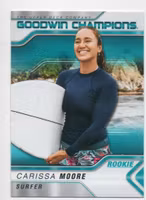 2023 Upper Deck Goodwin Champions Turquoise #54 Carissa Moore (15-S14-OTHERS)