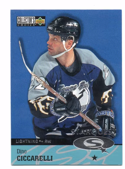 1997-98 Collector's Choice StarQuest #SQ22 Dino Ciccarelli (10-V9-LIGHTNING)