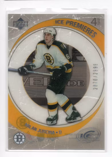 2005-06 Upper Deck Ice #146 Milan Jurcina RC (20-V9-BRUINS)