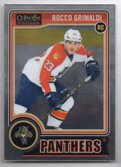2014-15 O-Pee-Chee Platinum #181A Rocco Grimaldi RC (10-V9-NHLPANTHERS)