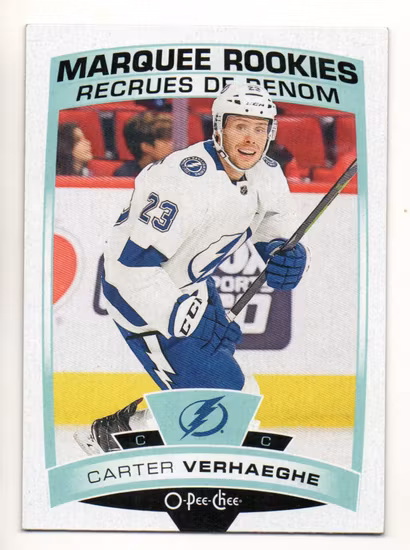 2019-20 O-Pee-Chee #632 Carter Verhaeghe RC (15-V10-LIGHTNING)
