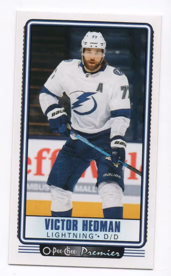 2021-22 O-Pee-Chee OPC Premier Tallboys #P21 Victor Hedman (15-V10-LIGHTNING)