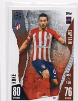 2023-24 Topps Match Attax UEFA Club Competitions #162 Koke (10-T5-ATLETICOMADRID)